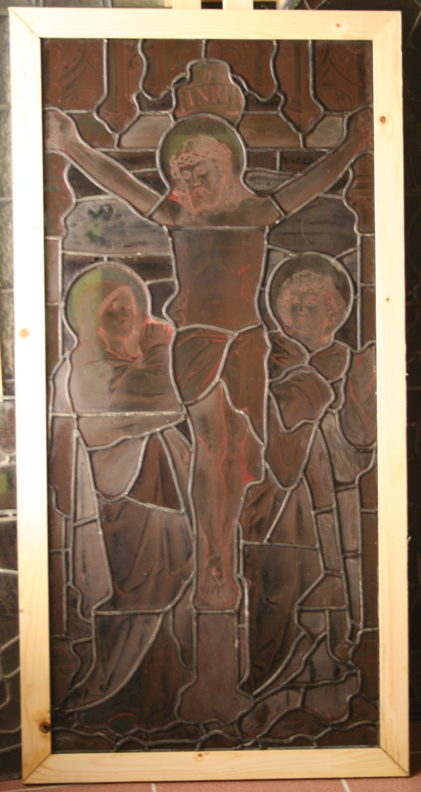 Leaded stained glass
