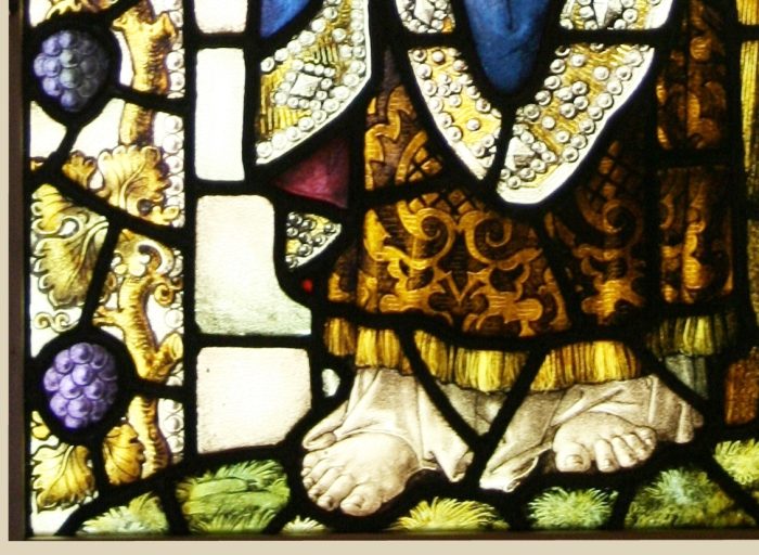 Antique stained glass