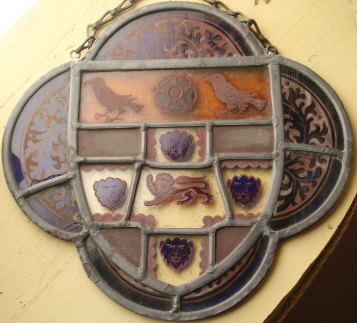 Armorial stained glass