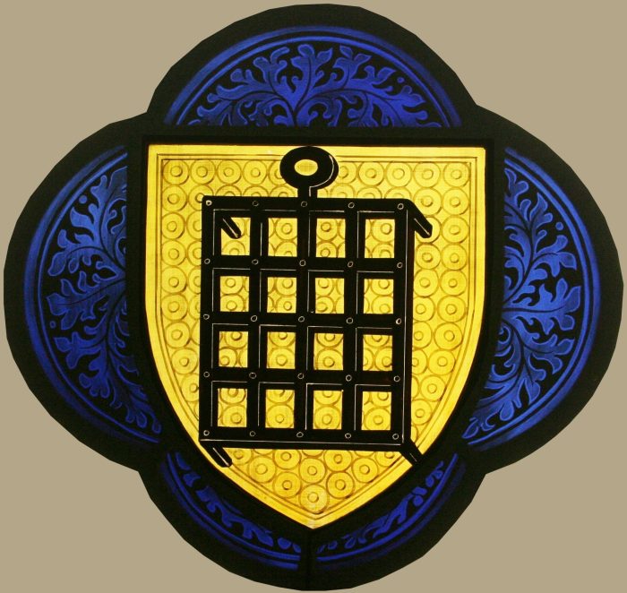 Armorial stained glass