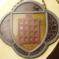 Armorial stained glass