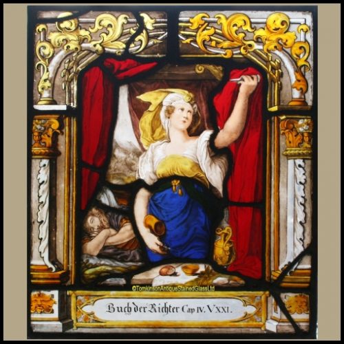 French Stained Glass Panel