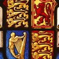 Armorial stained glass