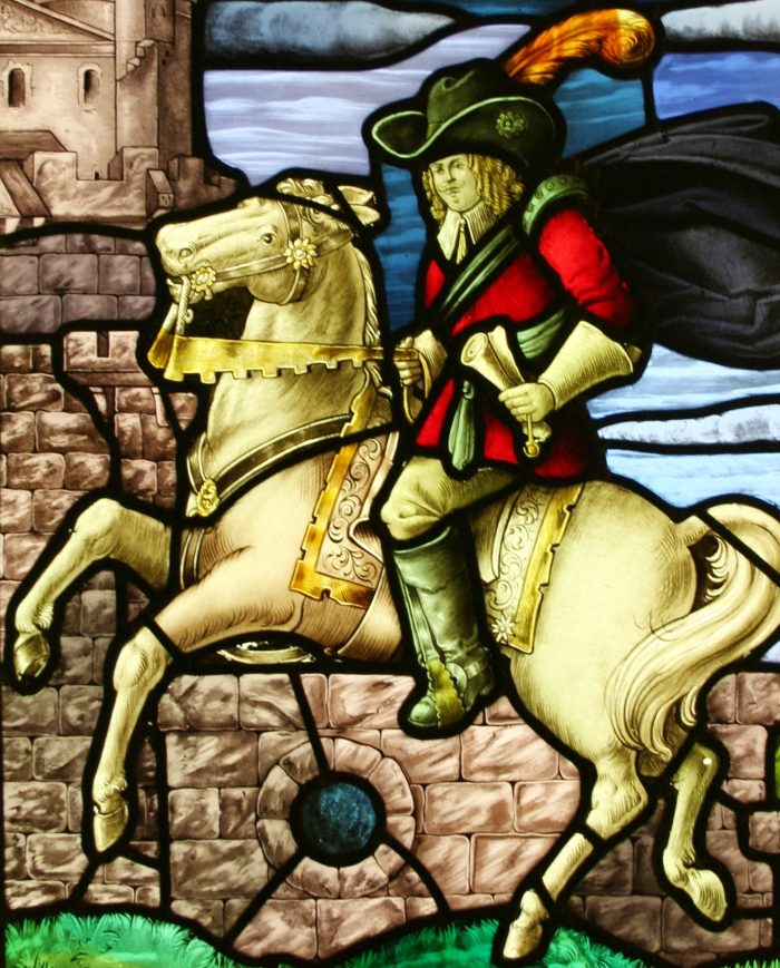 Coloured stained glass