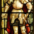 St George stained glass window