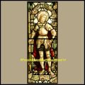 St George stained glass window