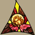 Hand painted stained glass