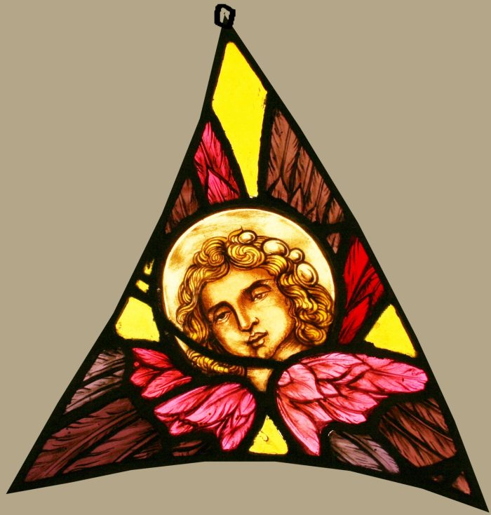Hand painted stained glass