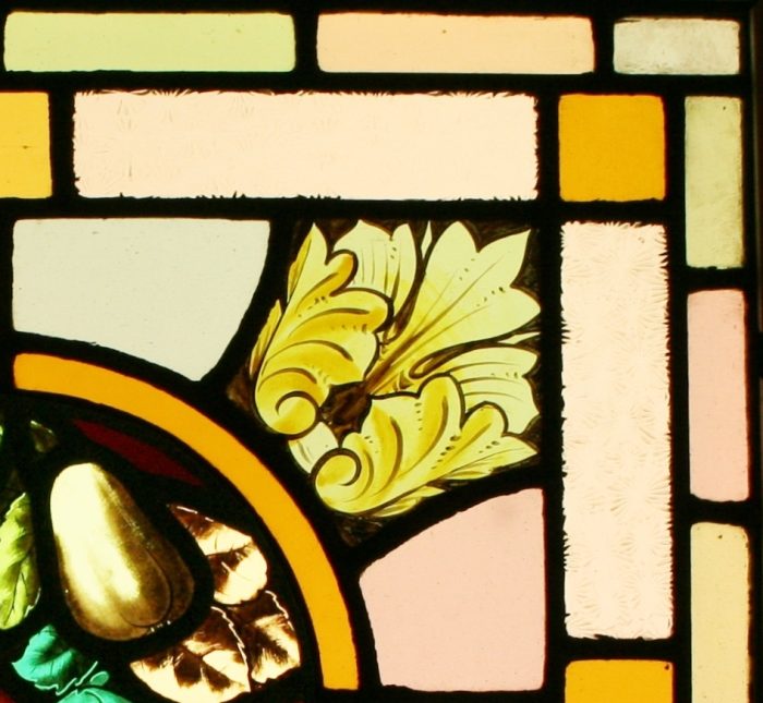 Hand painted stained glass