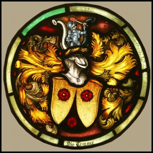 stained glass armorial