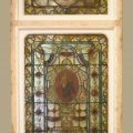 Large stained glass window