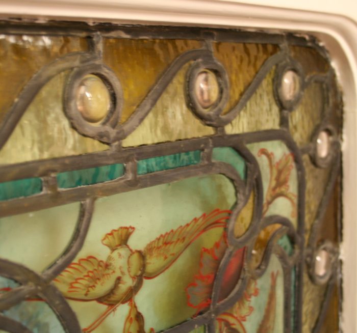 Coloured glass window