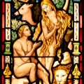 Adam & Eve Stained Glass Window