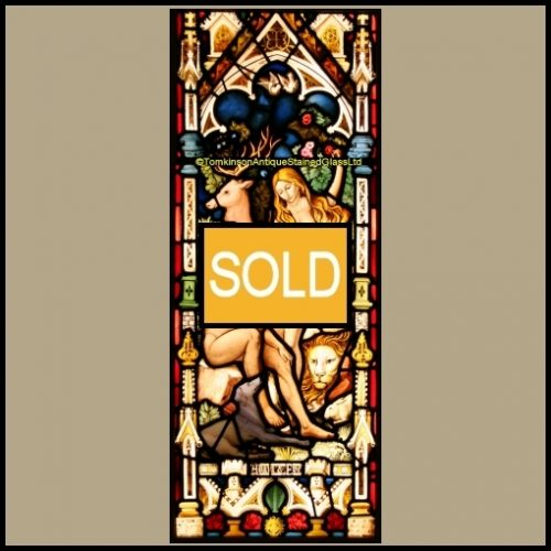 Antique Stained Glass Window