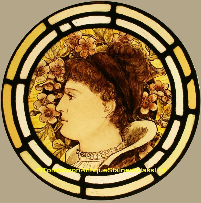 Ref: Ron425 - Roundels – 2 Victorian Stained Glass Roundels - Image 6