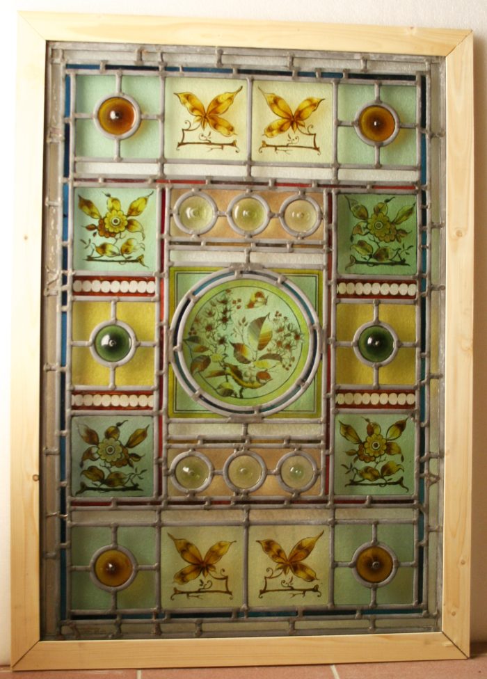 Ref: Vic542 - Victorian Stained Glass Window - Aesthetic Movement Window - Image 6