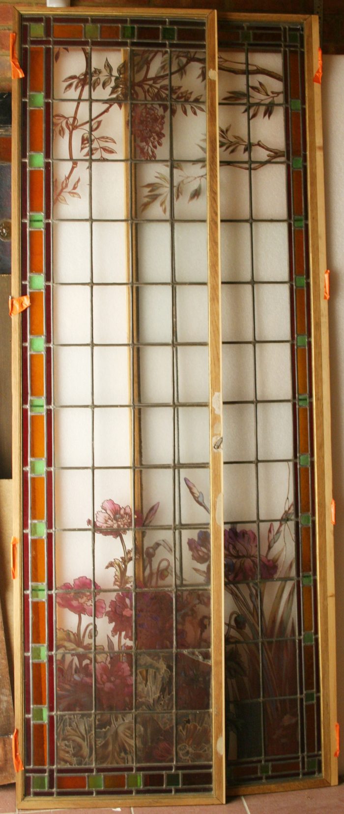 Leaded stained glass windows