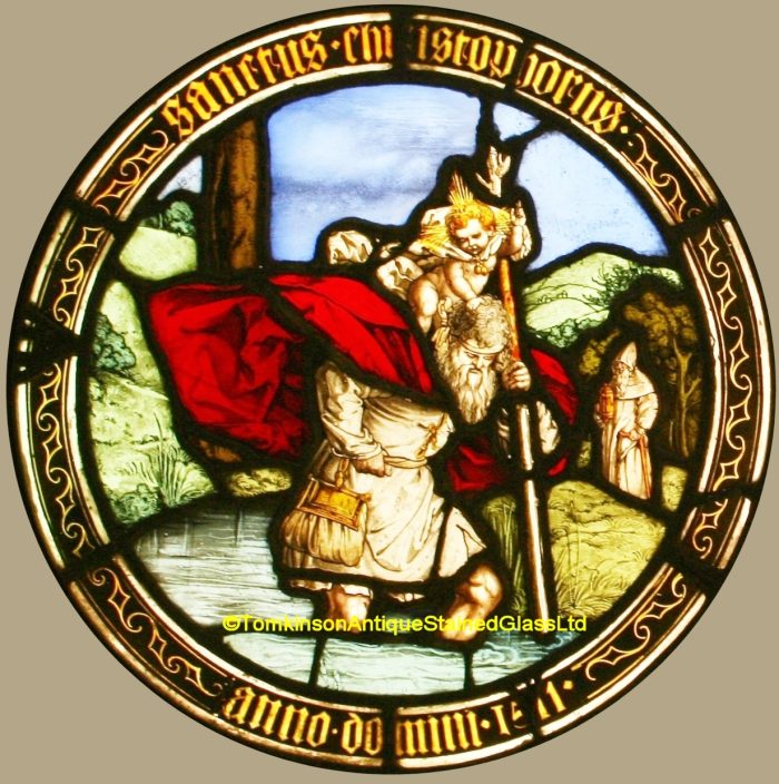 St Christopher Stained Glass
