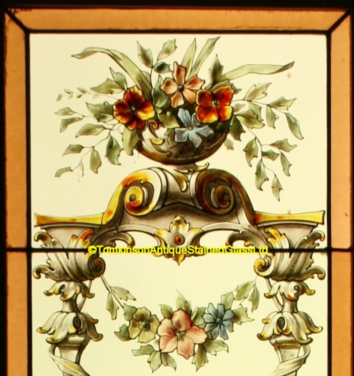 Ref: Fre267 - Antique French Stained Glass Window - - Image 4