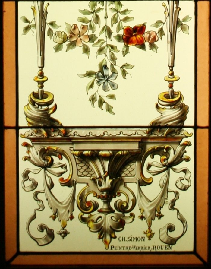 Ref: Fre267 - Antique French Stained Glass Window - - Image 5