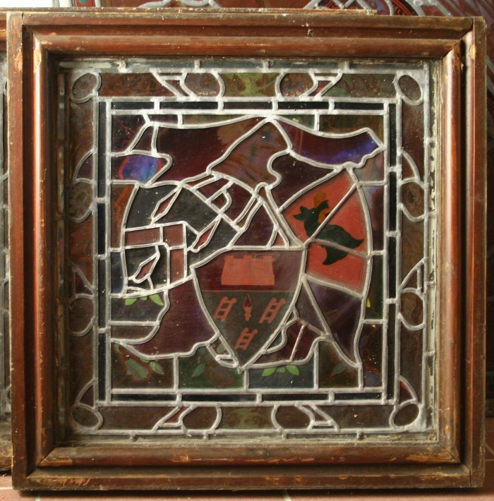 Ref: Vic546 - 3 Victorian Stained Glass Windows - Coat of Arms ~ Armorial ~ Heraldic - Image 9