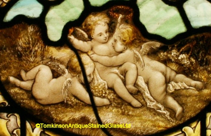 Cherub Stained Glass