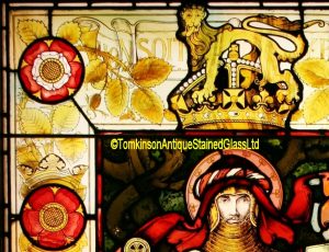 Tudor Rose Stained Glass