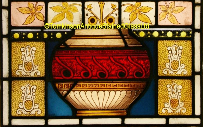 Arts & Crafts Stained Glass Window