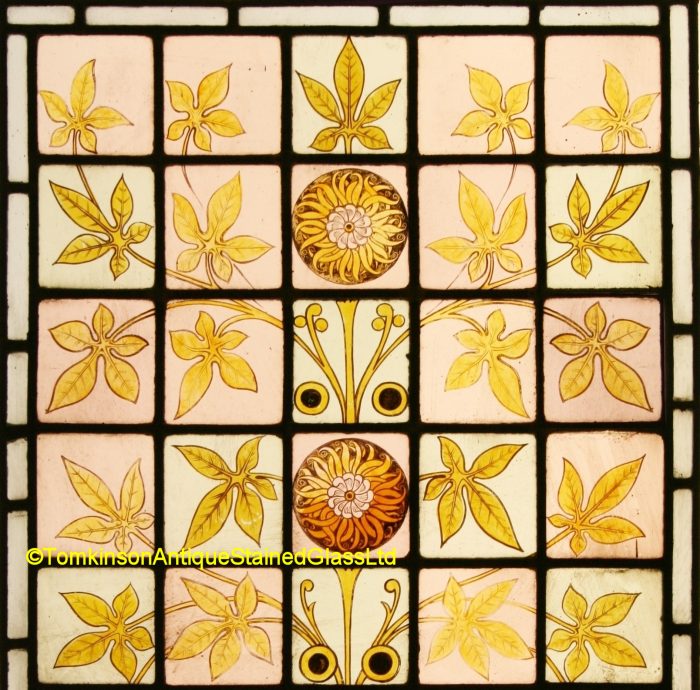 Arts & Crafts Stained Glass Window