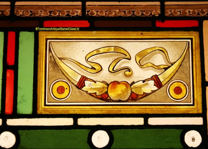Ref: Vic556 - Victorian Stained Glass Window - Pre-Raphelite Maiden - Image 6