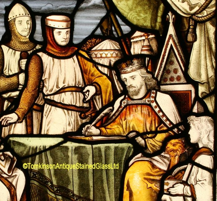 Magna Carta stained glass window