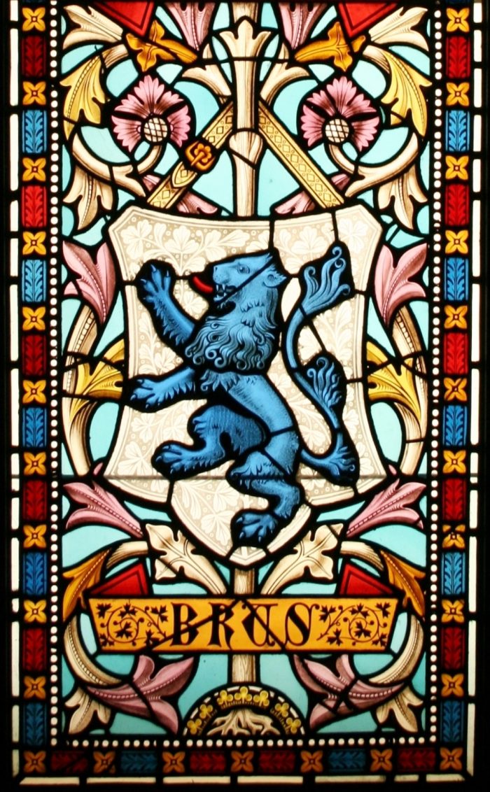 Ref: Vic560 - 4 Victorian Stained Glass Windows - Armorial ~ Heraldic ~ Coat of Arms - Image 5