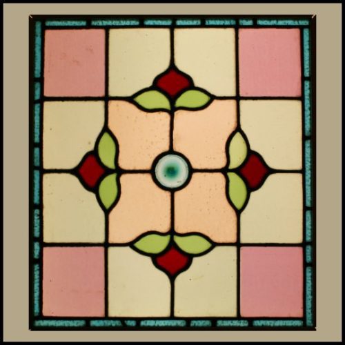 Edwardian Stained Glass For Sale