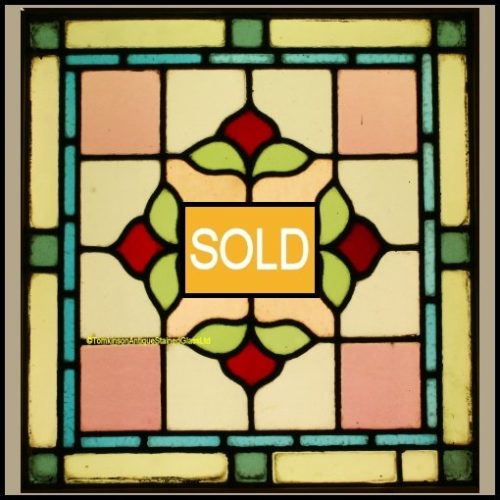 Edwardian Stained Glass For Sale