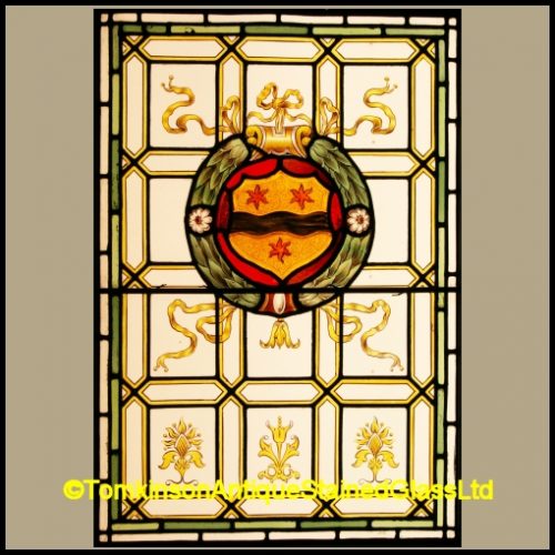 Armorial Stained Glass Window