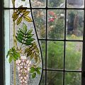 Antique Stained Glass French Doors