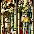 St George St Agnes stained glass windows