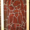 Leaded stained glass window