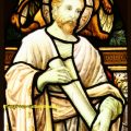 St Mark stained glass window