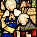 Mary and Joseph Stained Glass Window