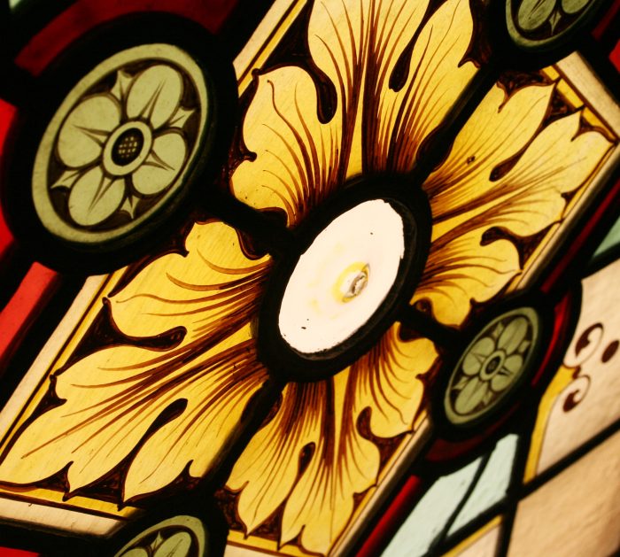 Ref: Ed341 - 2 Antique Stained Glass Windows - Image 4