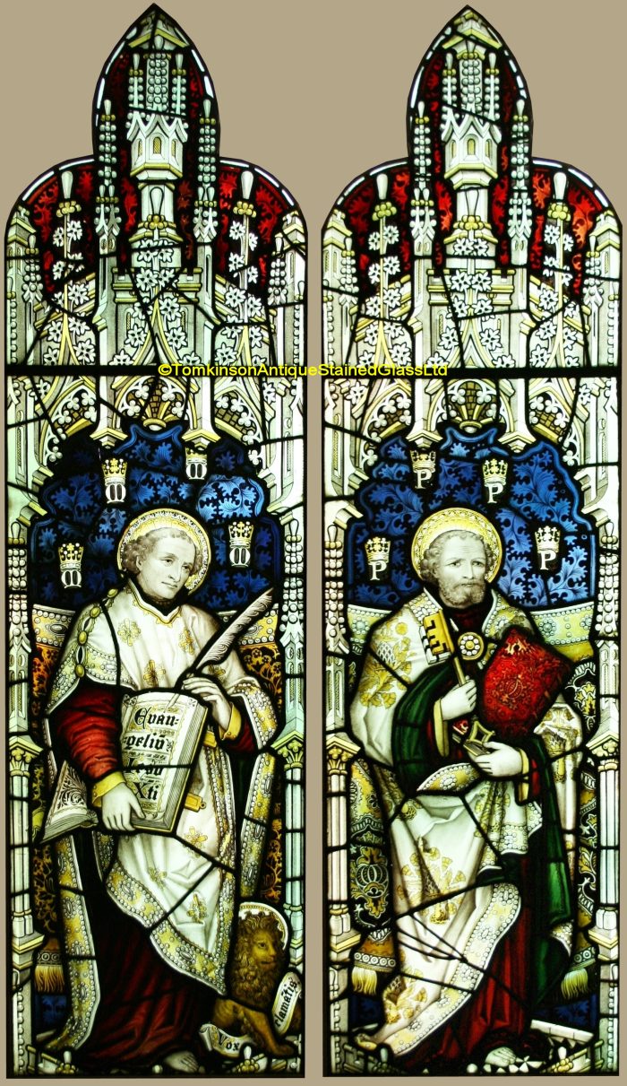Charles Kempe stained glass window
