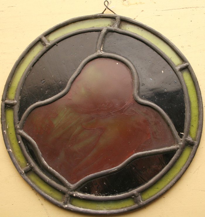Ref: Ron456 - Roundel – Antique Stained Glass Panel - Image 4