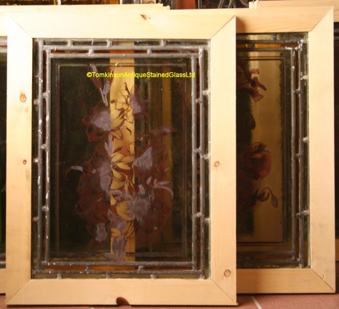 Leaded Victorian Stained Glass Window