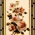Roses - Victorian Stained Glass Window