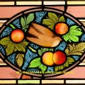 Hand Painted Victorian Stained Glass