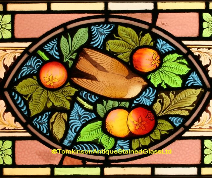 Hand Painted Victorian Stained Glass