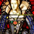 Mary Queen of Scots stained glass by Thomas Willement