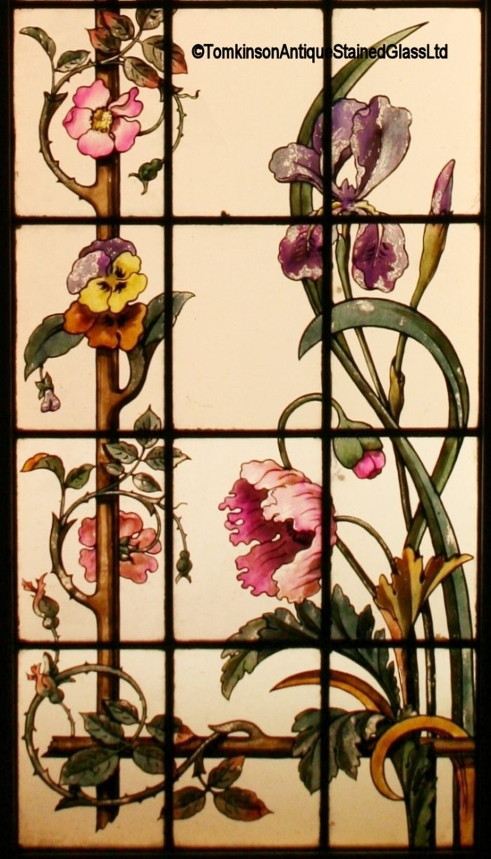 Antique French Stained Glass Windows