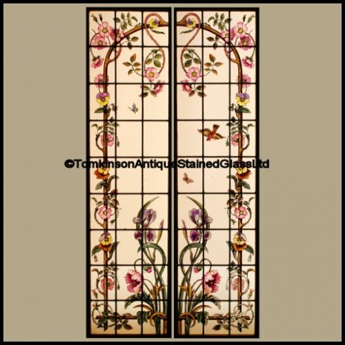 Antique French Stained Glass Windows